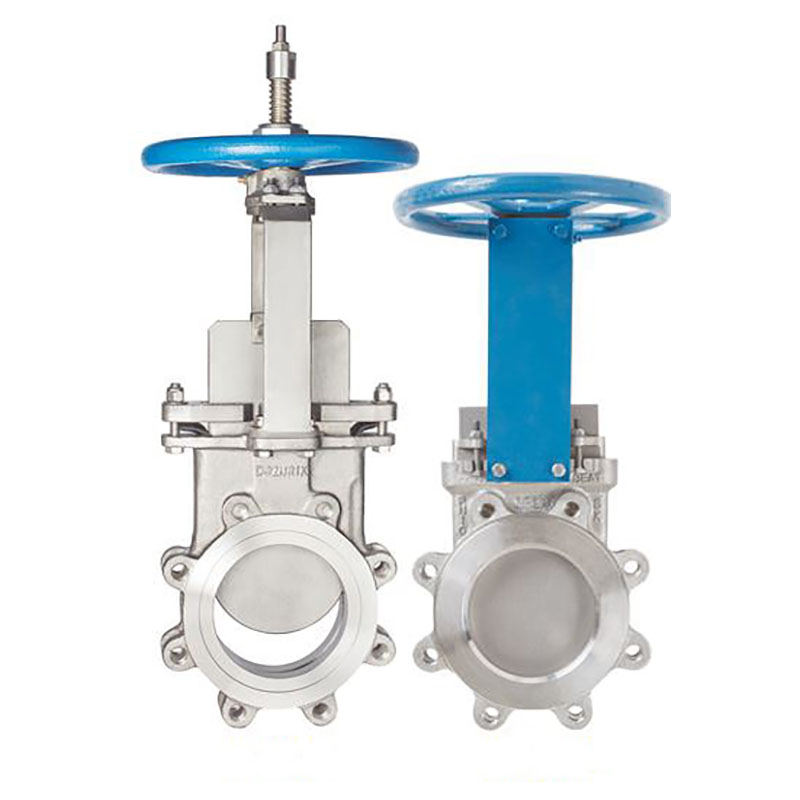 Knife gate valves